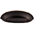 Top Knobs Somerset 3 Inch Center to Center Cup Cabinet Pull Tuscan Bronze