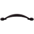 Top Knobs Dakota 3-3/4 Inch Center to Center Arch Cabinet Pull Flat Black