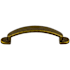 Top Knobs Arendal 3 Inch Center to Center Handle Cabinet Pull from the Somerset Collection German Bronze