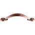Top Knobs Angle 3 Inch Center to Center Handle Cabinet Pull from the Dakota Collection Antique Copper