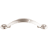 Top Knobs Angle 3 Inch Center to Center Handle Cabinet Pull from the Dakota Collection Brushed Satin Nickel