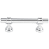 Top Knobs Bit 3 Inch Center to Center Bar Cabinet Pull from the Dakota Collection Polished Chrome