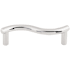 Top Knobs Spiral 3 Inch Center to Center Handle Cabinet Pull from the Nouveau Collection Polished Chrome