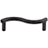 Top Knobs Spiral 3 Inch Center to Center Handle Cabinet Pull from the Nouveau Collection Flat Black
