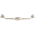 Top Knobs Tuscany 8-13/16 Inch Center to Center Drop Cabinet Pull Brushed Satin Nickel