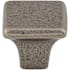 Top Knobs Square 1-3/16 Inch Square Cabinet Knob from the Britannia Collection Cast Iron
