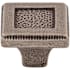 Top Knobs Square 1-5/16 Inch Square Cabinet Knob from the Britannia Collection Cast Iron