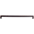 Top Knobs Square 12 Inch Center to Center Handle Cabinet Pull from the Nouveau III Collection Tuscan Bronze