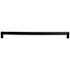 Top Knobs Square 12 Inch Center to Center Handle Cabinet Pull from the Nouveau III Collection Flat Black