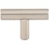 Top Knobs Hopewell 2 Inch Bar Cabinet Knob from the Bar Pulls Collection Brushed Satin Nickel