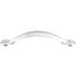 Top Knobs Angle 3-3/4 Inch Center to Center Handle Cabinet Pull from the Dakota Collection Polished Chrome