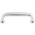 Top Knobs Charlotte 3 Inch Center to Center Handle Cabinet Pull from the Dakota Collection Polished Chrome