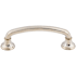 Top Knobs Lund 4 Inch Center to Center Handle Cabinet Pull from the Edwardian Collection Polished Nickel