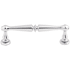 Top Knobs Edwardian 3-3/4 Inch Center to Center Handle Cabinet Pull Polished Chrome