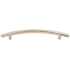 Top Knobs Curved 6-5/16 Inch Center to Center Bar Cabinet Pull from the Nouveau Collection Polished Nickel