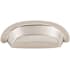 Top Knobs 3 Inch Center to Center Cup Cabinet Pull from the Aspen II Series Polished Nickel