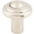 Top Knobs Button 1-1/4 Inch Mushroom Cabinet Knob from the Aspen II Collection Polished Nickel