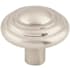 Top Knobs Button 1-3/4 Inch Mushroom Cabinet Knob from the Aspen II Collection Brushed Satin Nickel