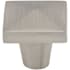 Top Knobs Square 1-1/4 Inch Square Cabinet Knob from the Aspen II Collection Brushed Satin Nickel