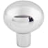 Top Knobs Large 1-7/16 Inch Oval Cabinet Knob from the Aspen II Collection Polished Chrome