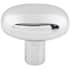 Top Knobs Small 1-9/16 Inch Oval Cabinet Knob from the Aspen II Collection Polished Chrome