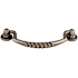 Top Knobs Salisbury 3-3/4 Inch Center to Center Drop Cabinet Pull from the Tuscany Collection Pewter Antique