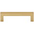 Top Knobs Square Bar 3-3/4 Inch Center to Center Handle Cabinet Pull Honey Bronze