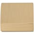 Top Knobs Square 5/8 Inch Center to Center Finger Cabinet Pull from the Nouveau III Collection Honey Bronze