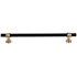 Top Knobs Bit 12 Inch Center to Center Bar Appliance Pull Flat Black / Honey Bronze
