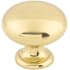 Top Knobs Mushroom 1-1/4 Inch Mushroom Cabinet Knob from the Somerset II Collection Polished Brass