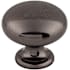 Top Knobs Mushroom 1-1/4 Inch Mushroom Cabinet Knob from the Somerset II Collection Black Nickel