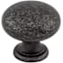 Top Knobs Mushroom 1-1/4 Inch Mushroom Cabinet Knob from the Somerset II Collection Black Iron