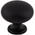 Top Knobs Mushroom 1-1/4 Inch Mushroom Cabinet Knob from the Somerset II Collection Flat Black