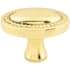 Top Knobs Oval 1-1/4 Inch Oval Cabinet Knob from the Somerset II Collection Polished Brass