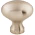 Top Knobs Egg 1-1/4 Inch Oval Cabinet Knob from the Somerset II Collection Brushed Satin Nickel