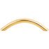 Top Knobs Curved 3-3/4 Inch Center to Center Arch Cabinet Pull from the Nouveau Collection Polished Brass