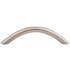 Top Knobs Curved 3-3/4 Inch Center to Center Arch Cabinet Pull from the Nouveau Collection Brushed Satin Nickel