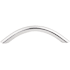 Top Knobs Curved 3-3/4 Inch Center to Center Arch Cabinet Pull from the Nouveau Collection Polished Chrome
