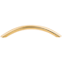 Top Knobs Curved 5-1/16 Inch Center to Center Arch Cabinet Pull from the Nouveau Collection Polished Brass
