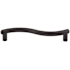 Top Knobs Spiral 3-3/4 Inch Center to Center Handle Cabinet Pull from the Nouveau Collection Flat Black