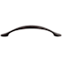 Top Knobs Hartford 5-1/16 Inch Center to Center Arch Cabinet Pull from the Nouveau II Collection Flat Black