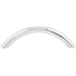 Top Knobs Curved 3-3/4 Inch Center to Center Arch Cabinet Pull from the Nouveau II Collection Polished Chrome