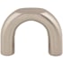 Top Knobs Curved 1-1/4 Inch Center to Center Arch Cabinet Pull from the Nouveau II Collection Brushed Satin Nickel