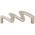Top Knobs Squiggly 3-3/4 Inch Center to Center Designer Cabinet Pull from the Nouveau II Collection Brushed Satin Nickel