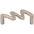 Top Knobs Squiggly 2-1/2 Inch Center to Center Designer Cabinet Pull from the Nouveau II Collection Brushed Satin Nickel