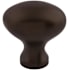 Top Knobs Egg 1-1/4 Inch Oval Cabinet Knob from the Oil Rubbed Collection Oil Rubbed Bronze