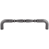 Top Knobs Nouveau 7 Inch Center to Center Appliance Pull from the Appliance Collection Pewter
