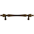 Top Knobs Somerset 7 Inch Center to Center Appliance Pull from the Appliance Collection German Bronze