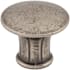 Top Knobs Lund 1-1/4 Inch Mushroom Cabinet Knob from the Edwardian Collection Pewter Antique