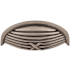 Top Knobs Ribbon 3 Inch Center to Center Cup Cabinet Pull from the Edwardian Collection Pewter Antique